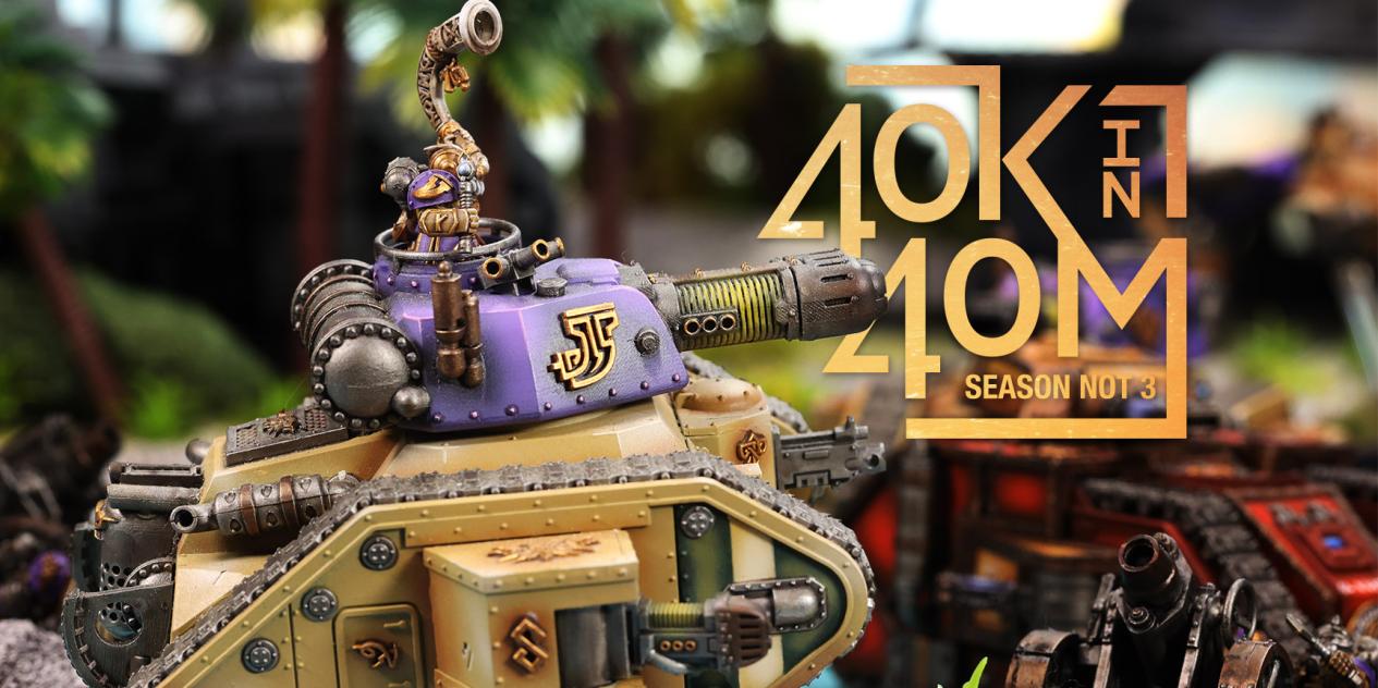 PGTM's First sponsored Battle Report on 40K in 40 Minutes!