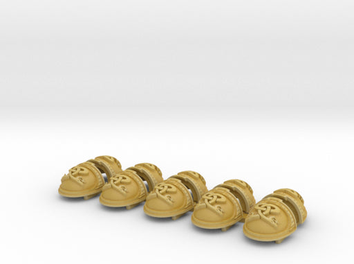 10x Coiled Serpents - Osiris Shoulder Pads 3d printed