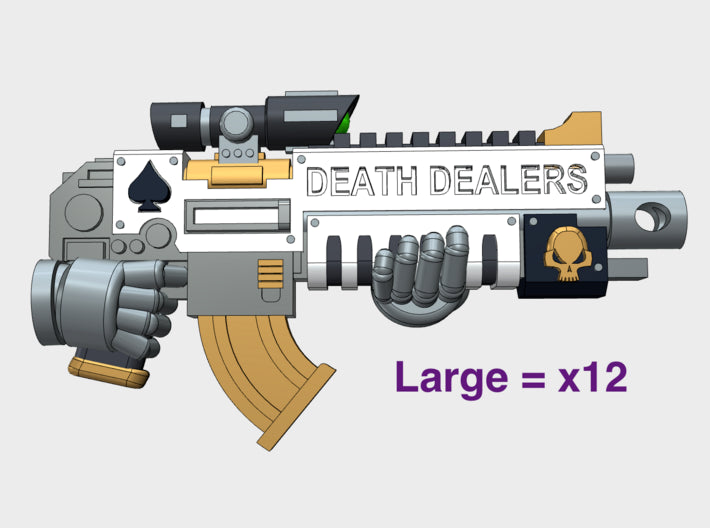 Death Dealers Primefire X1-Mrkm : Prime Squad Set 3d printed