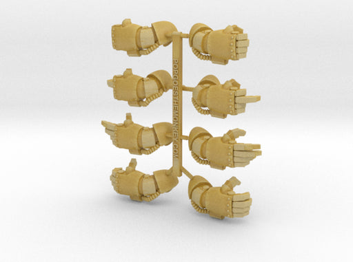 8x Base - Terminator Energy Fists [Group 2] 3d printed