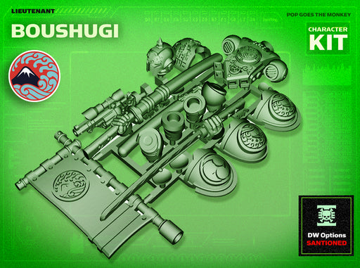 Character Kit: Lt. Boushugi 3d printed