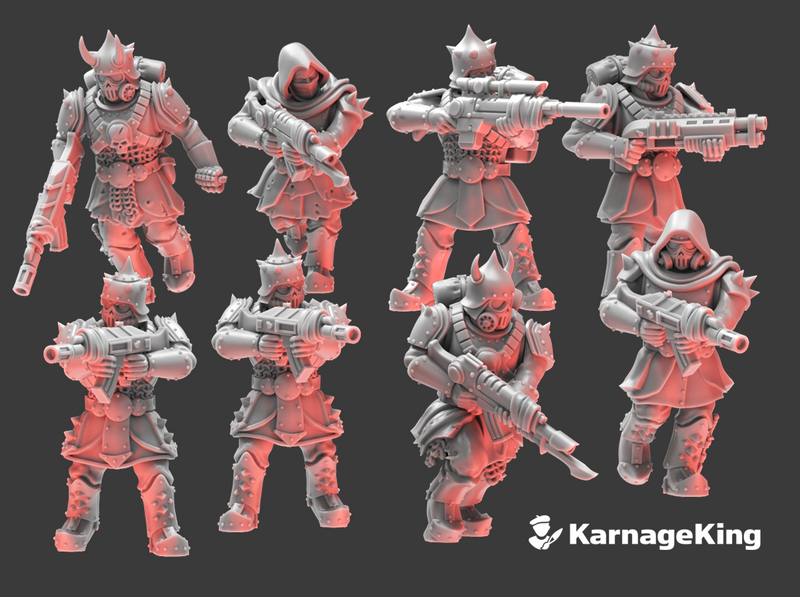 10x Cult Ottomari : Militia Squad