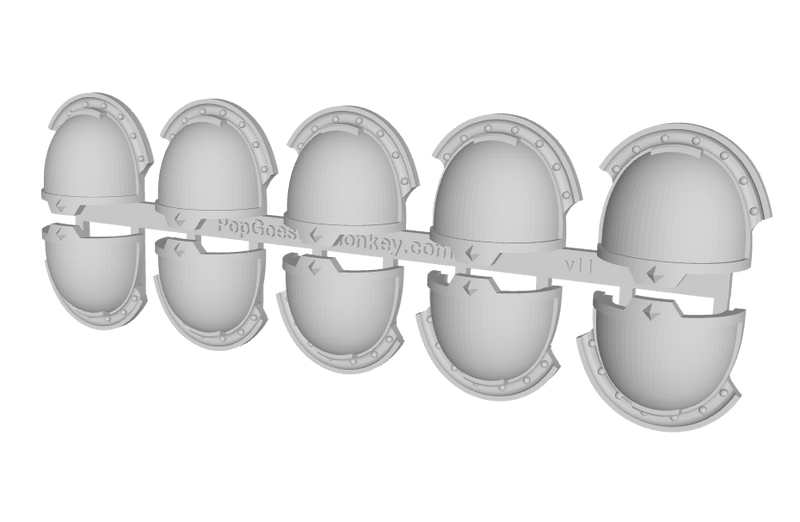 10x Blank - G:13w Warden Shoulder Pads