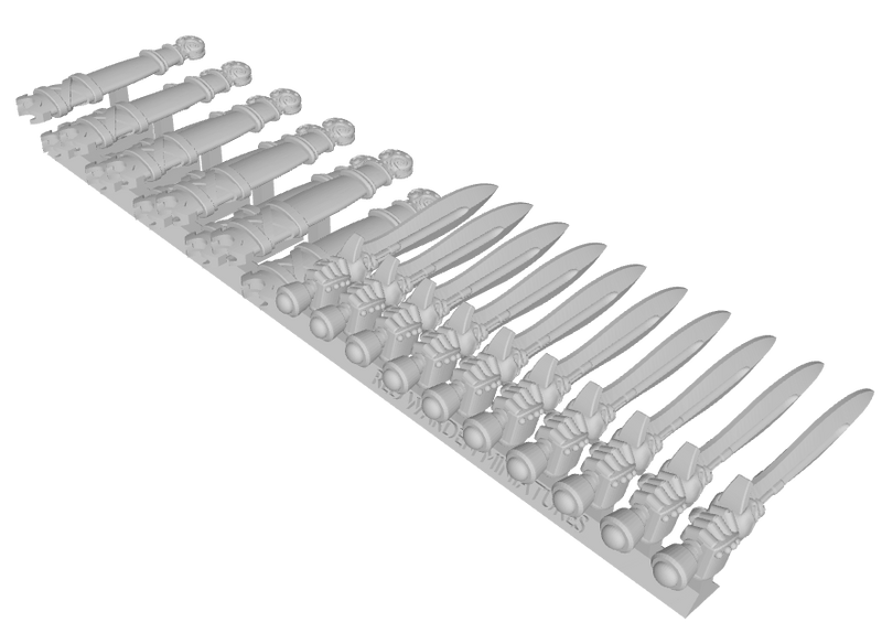 10x Energy Sword : Deathshead Xiphos (30k Size)