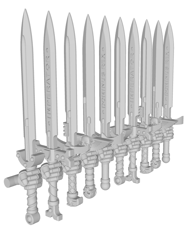 Powered Greatswords : Noble Assortment (30k Size)