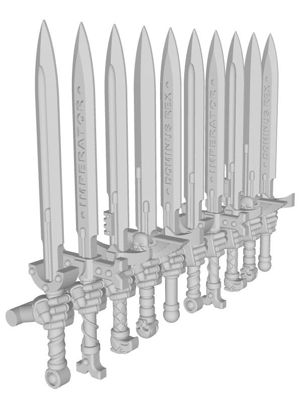 Powered Greatswords : Noble Assortment (30k Size)