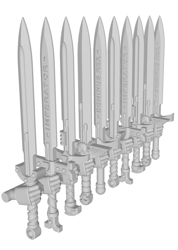 Powered Greatswords : Noble Assortment (30k Size)