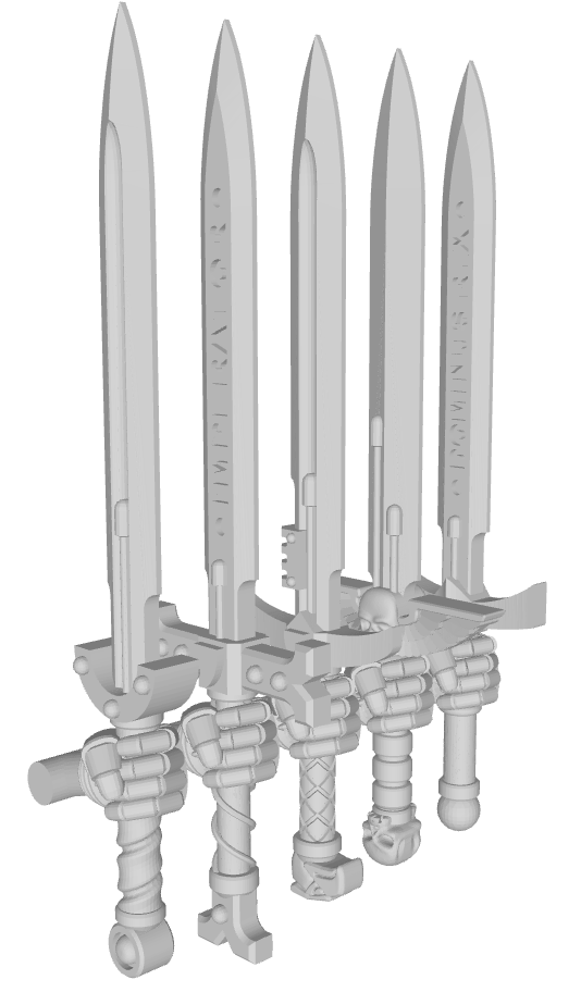 Powered Greatswords : Noble Assortment (30k Size)
