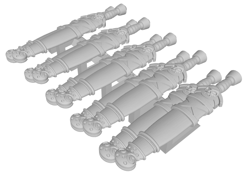 10x Sheathed Swords : Gemstone Xiphos (30k Size)