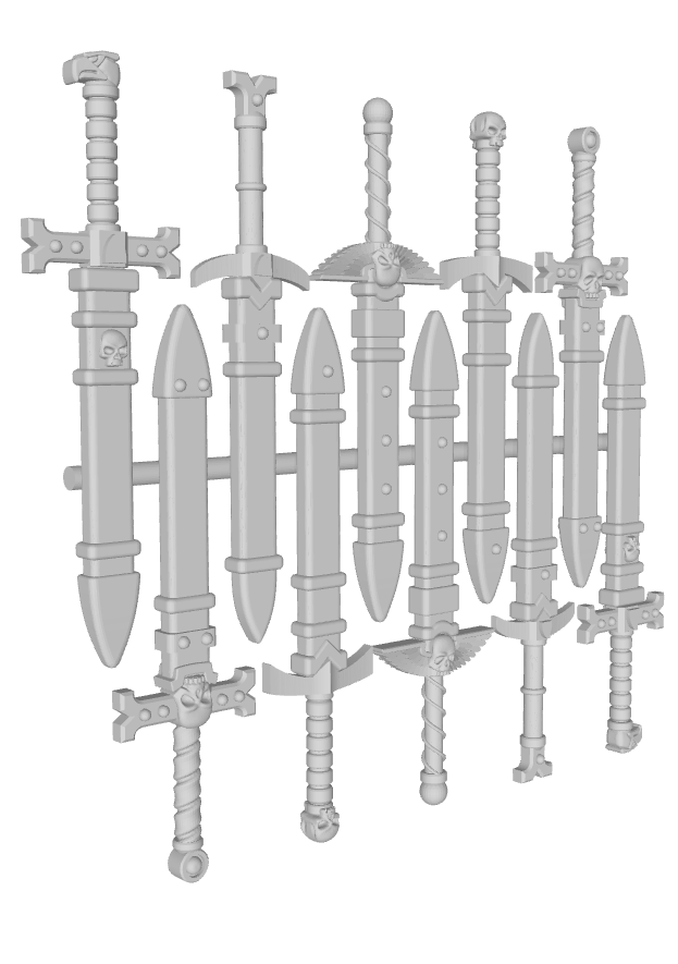 Sheathed Greatswords : Noble Assortment (30k Size)