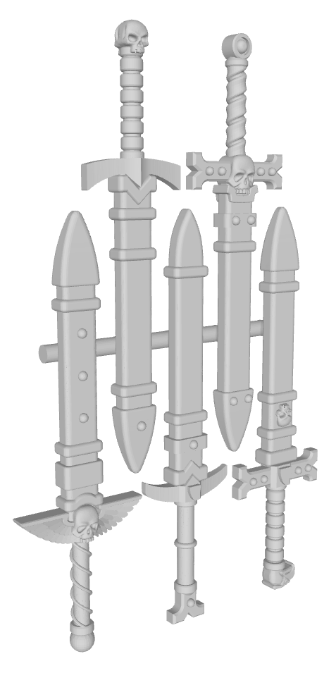 Sheathed Greatswords : Noble Assortment (30k Size)