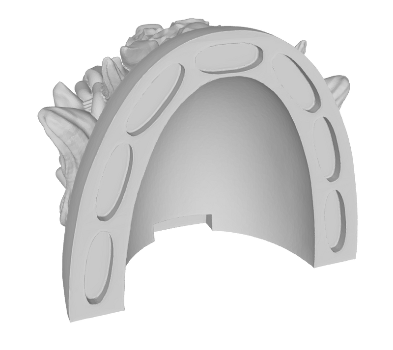 10x Hellhound - 3D Relief Marine Pauldron