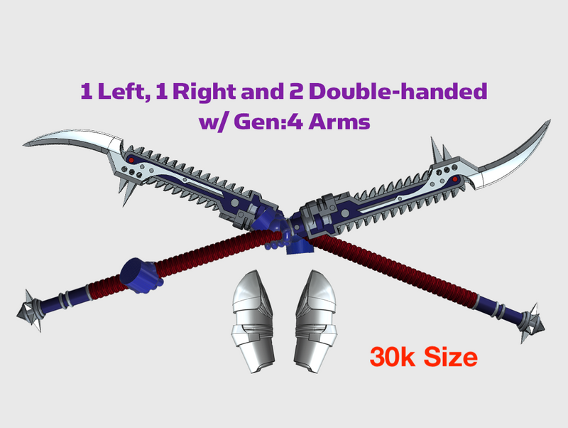 4x Roto Glaive: Nightmare - G:4 Set