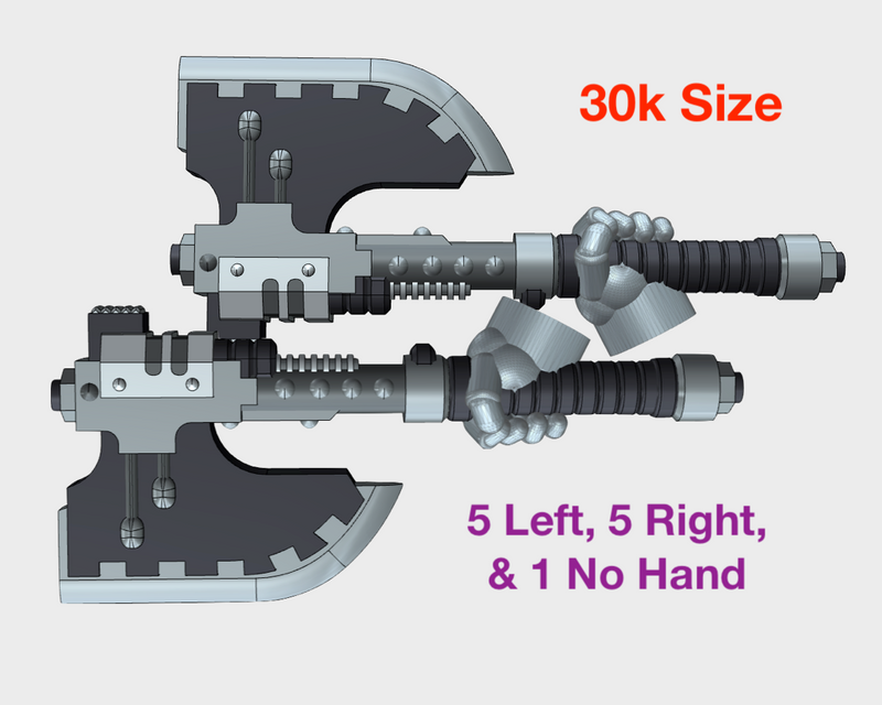 11x Energy Axe: Clangear (30k Size)