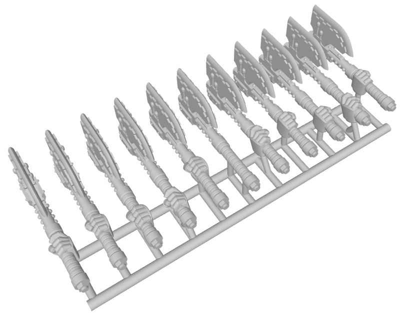 11x Energy Axe: Clangear (30k Size)