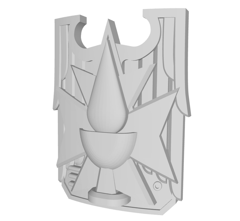 Blood Templars - Aquilas Tower Shields (L/R)