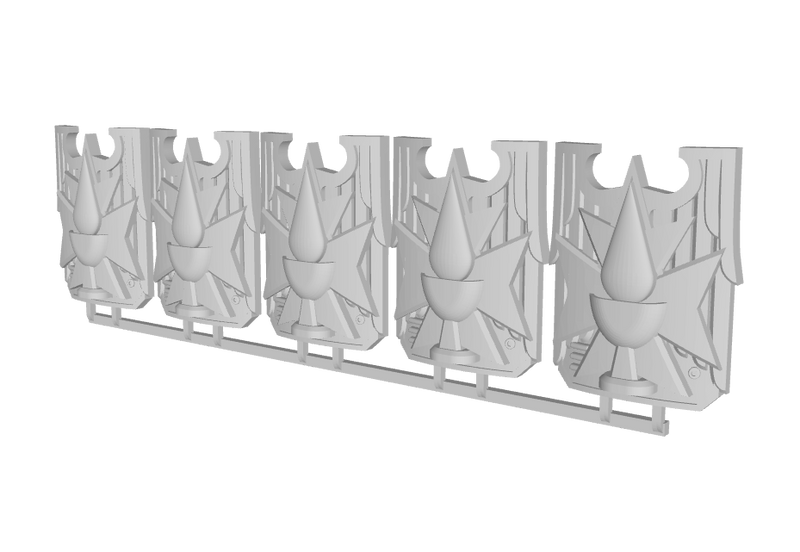 Blood Templars - Aquilas Tower Shields (L/R)