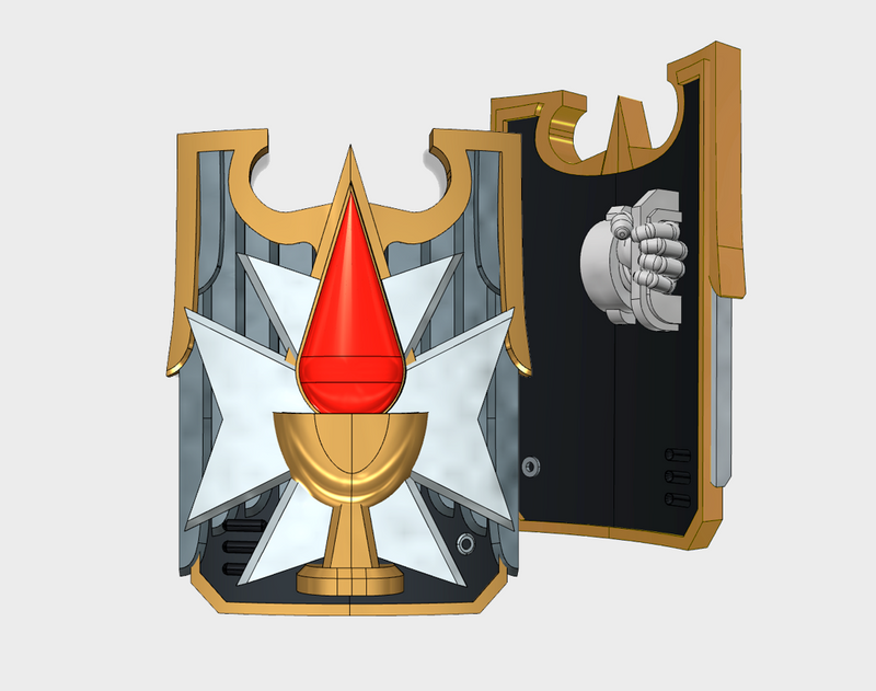 Blood Templars - Aquilas Tower Shields (L/R)