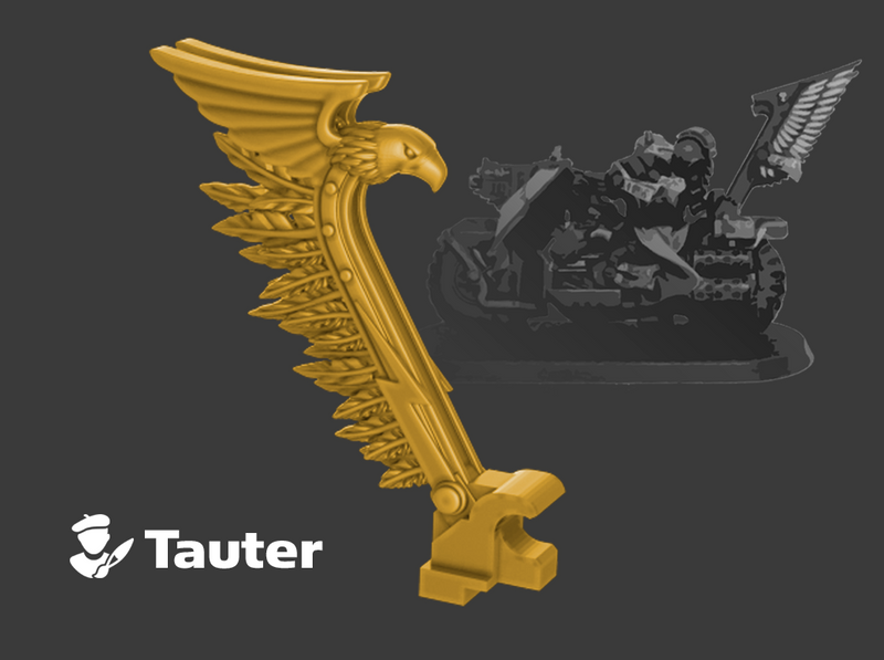 Ragged Raptor : Angled Biker Wing