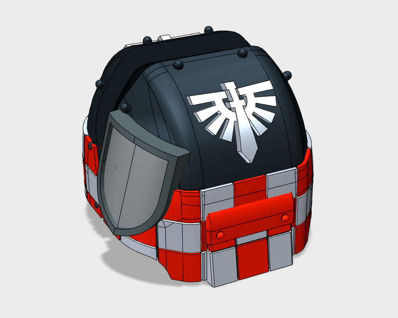 Knight Legion (Chkr) : Atlas Pattern Shoulder Pads