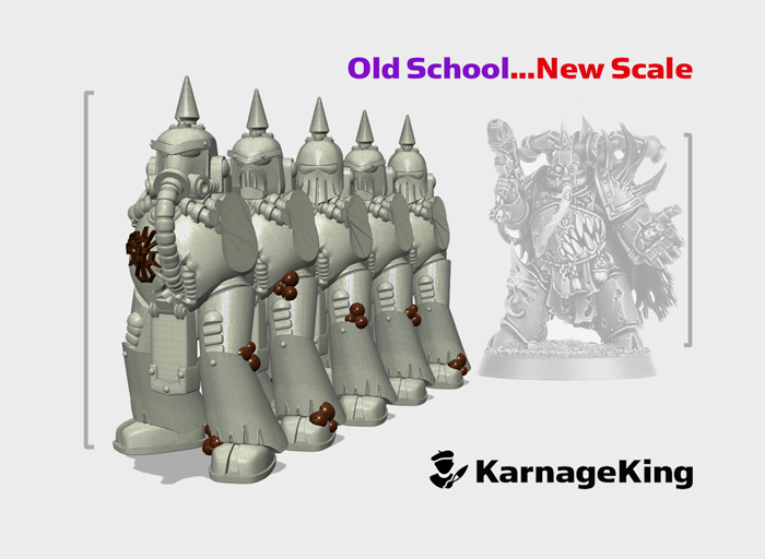 5x Old-School Purge Trooper - Body Set 1