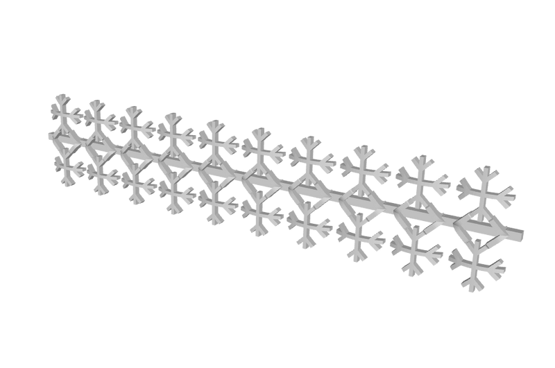 20x Brand Sabrewulf - Bent Insignias (7mm)