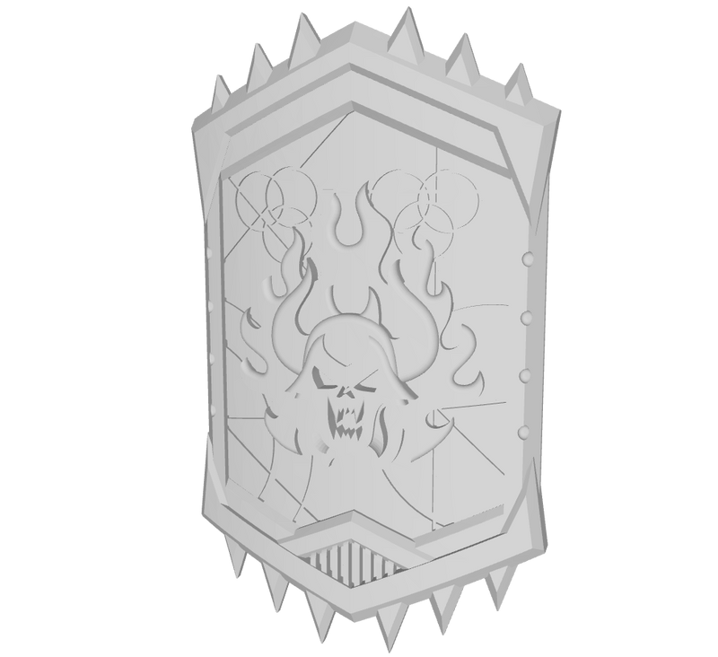 Burning Demon - Bulwark Repulser Shields