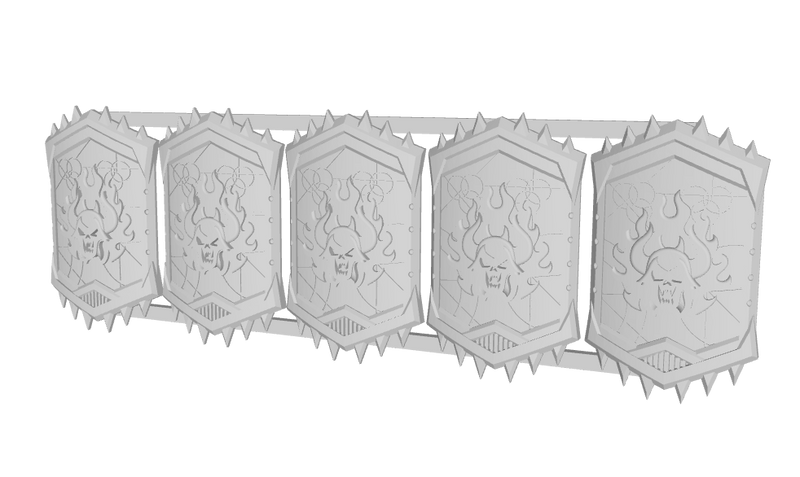 Burning Demon - Bulwark Repulser Shields