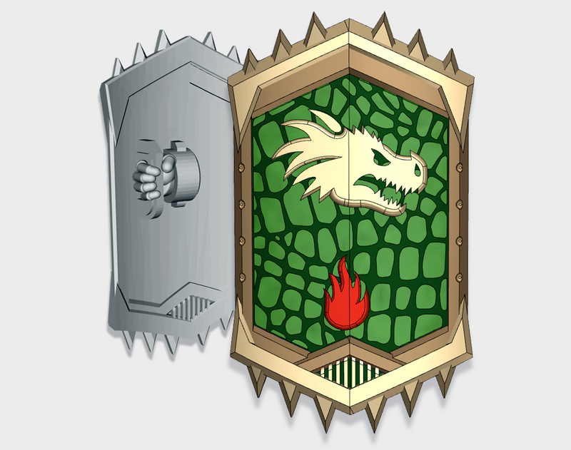 Dragon Head - Bulwark Repulser Shields