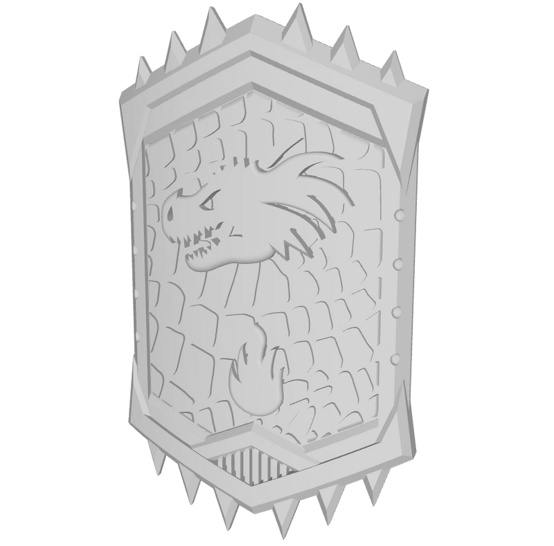 Dragon Head - Bulwark Repulser Shields