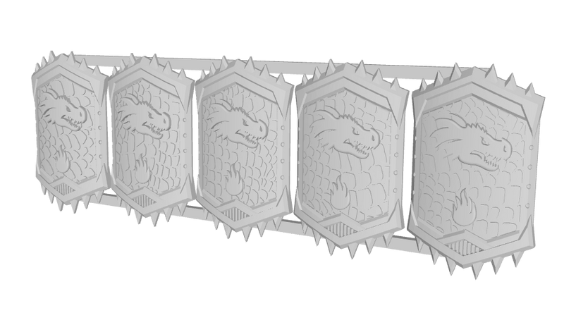 Dragon Head - Bulwark Repulser Shields