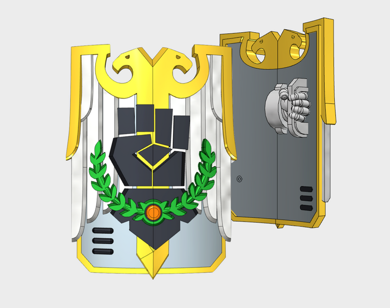 Kings Fist - Aquilas Tower Shields (L/R)