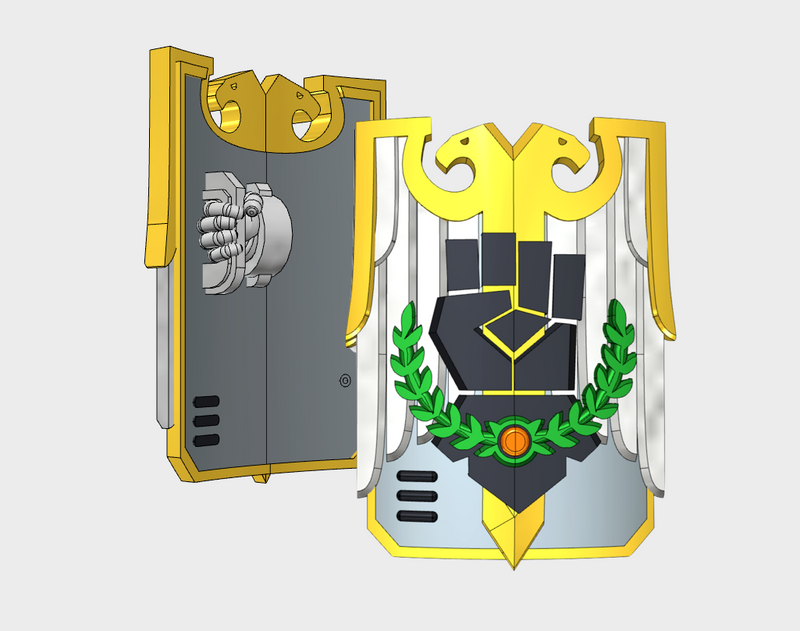 Kings Fist - Aquilas Tower Shields (L/R)