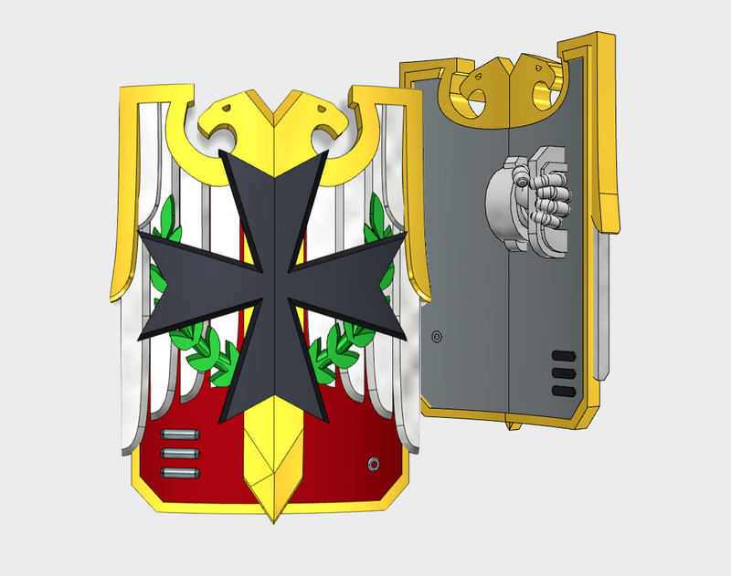 Maltese Cross - Aquilas Tower Shields (L/R)