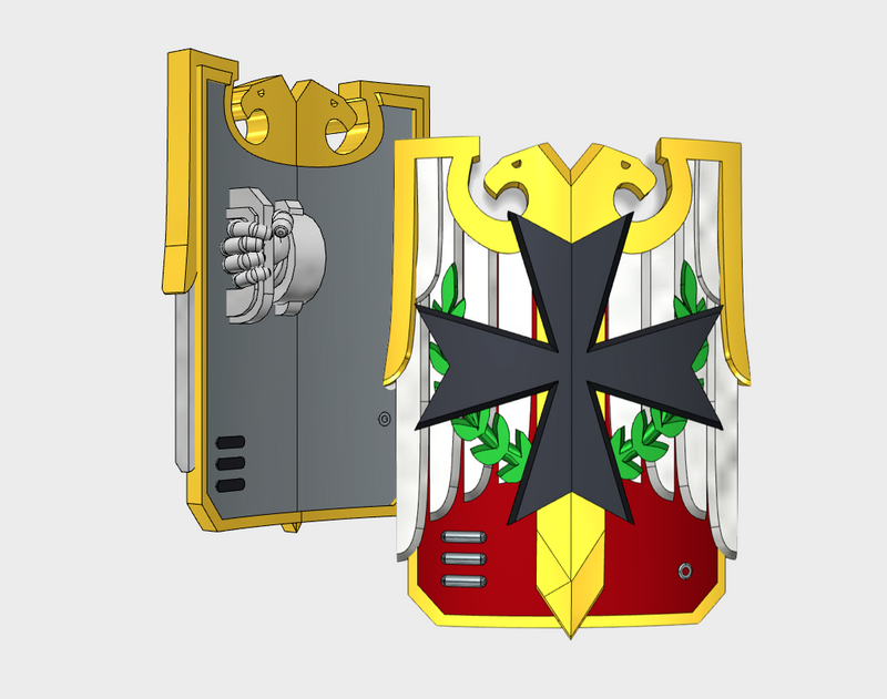 Maltese Cross - Aquilas Tower Shields (L/R)