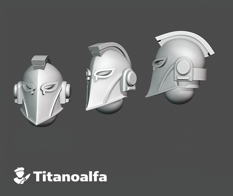 10x Base - Minoan Helmets