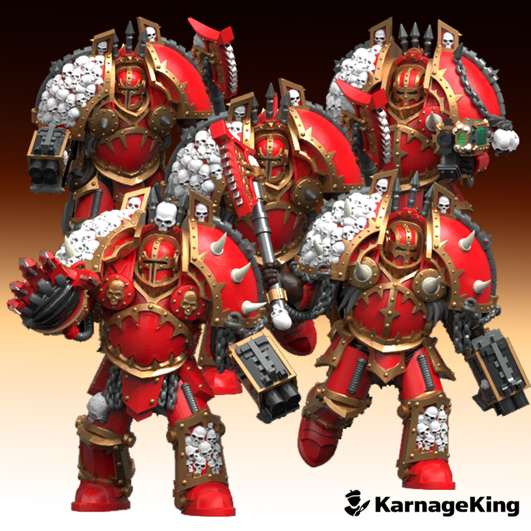 5x Blood Butcher Terminators Squad