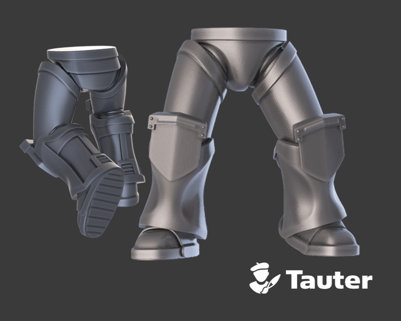 Mixed - Bloodguard Power Armor Legs