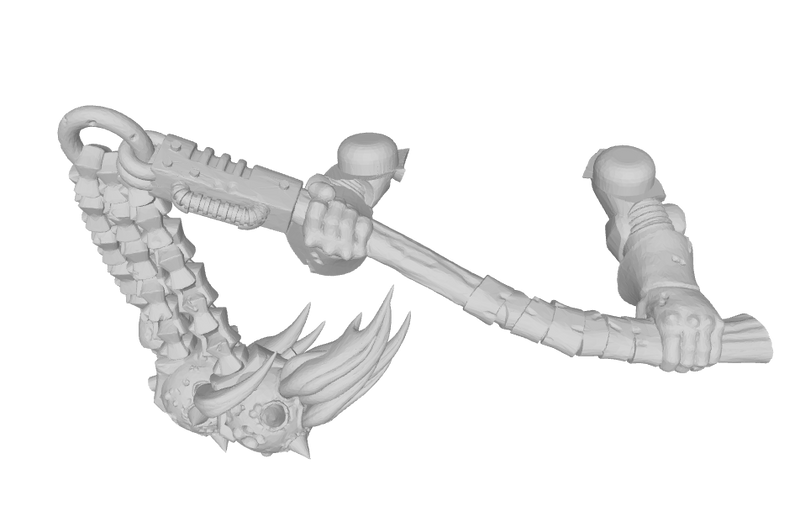 1x Blighted Saturnus Weapon : Bubonic Flail