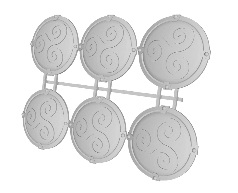 Triskelion 1 - Round Power Shields (L&R)