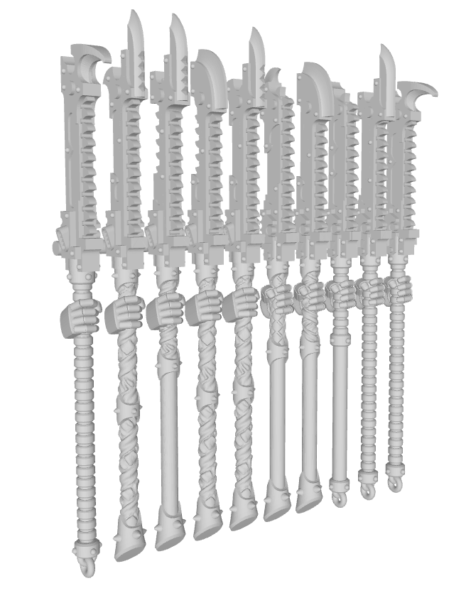 10x Chaos Roto Spears : Variety Pack