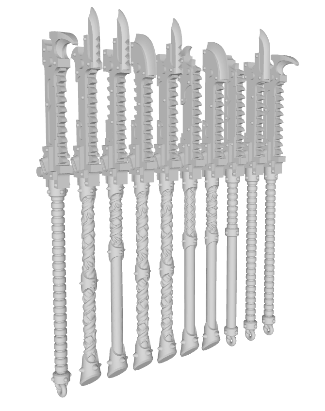 10x Chaos Roto Spears : Variety Pack