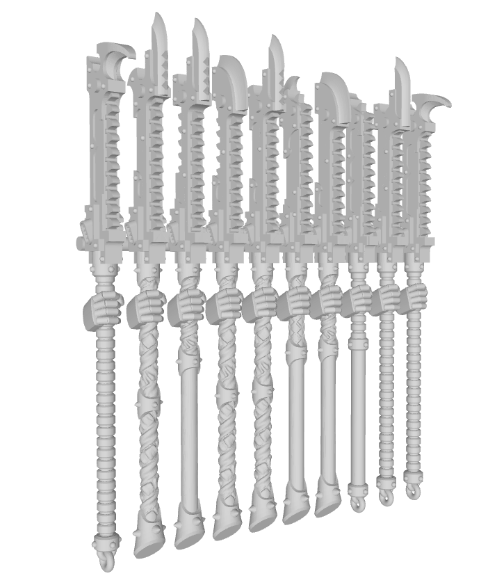 10x Chaos Roto Spears : Variety Pack