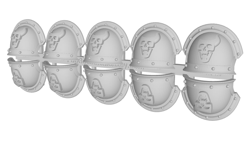 10x Laughing Heralds - 10th Ed. Chaos Terminator Pads