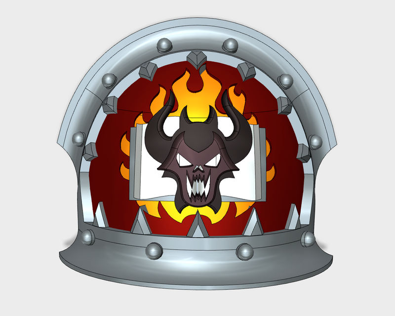 10x Book of Demons - 10th Ed. Chaos Terminator : Mauler Pads