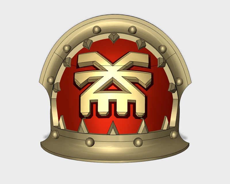 10x Sigil of Wrath - 10th Ed. Chaos Terminator : Mauler Pads