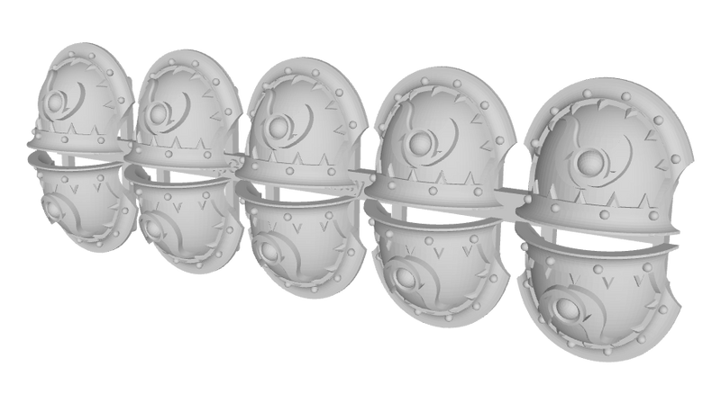 10x Cult of Time - 10th Ed. Chaos Terminator : Mauler Pads