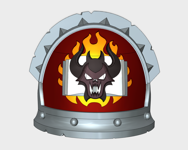 10x Book of Demons - 10th Ed. Chaos Terminator: Rugged Pads