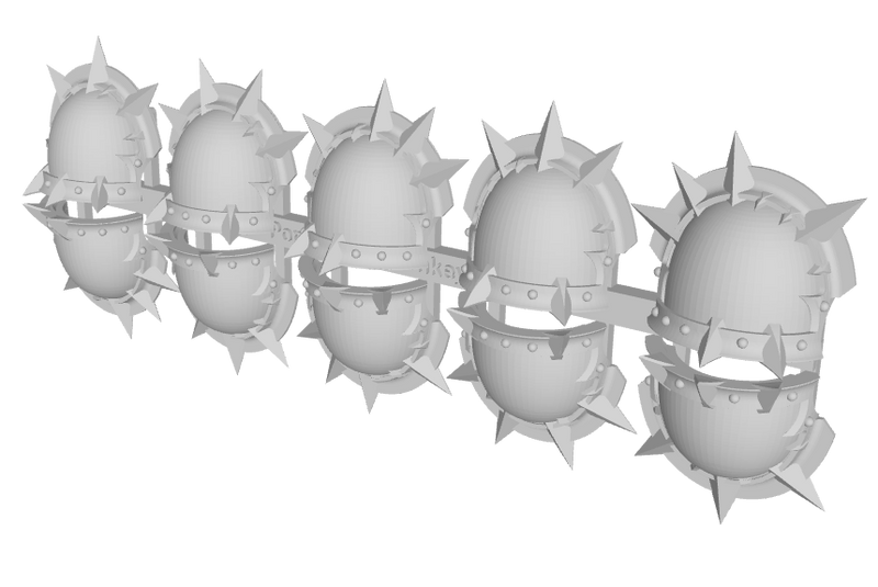 10x Blank - 10th Ed. Chaos Terminator: Styrac Pads