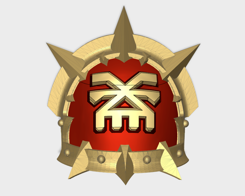 10x Sigil of Wrath - 10th Ed. Chaos Terminator: Styrac Pads